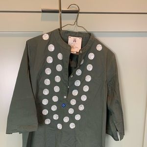 Adorable tunic top by Figue for India Hicks size M